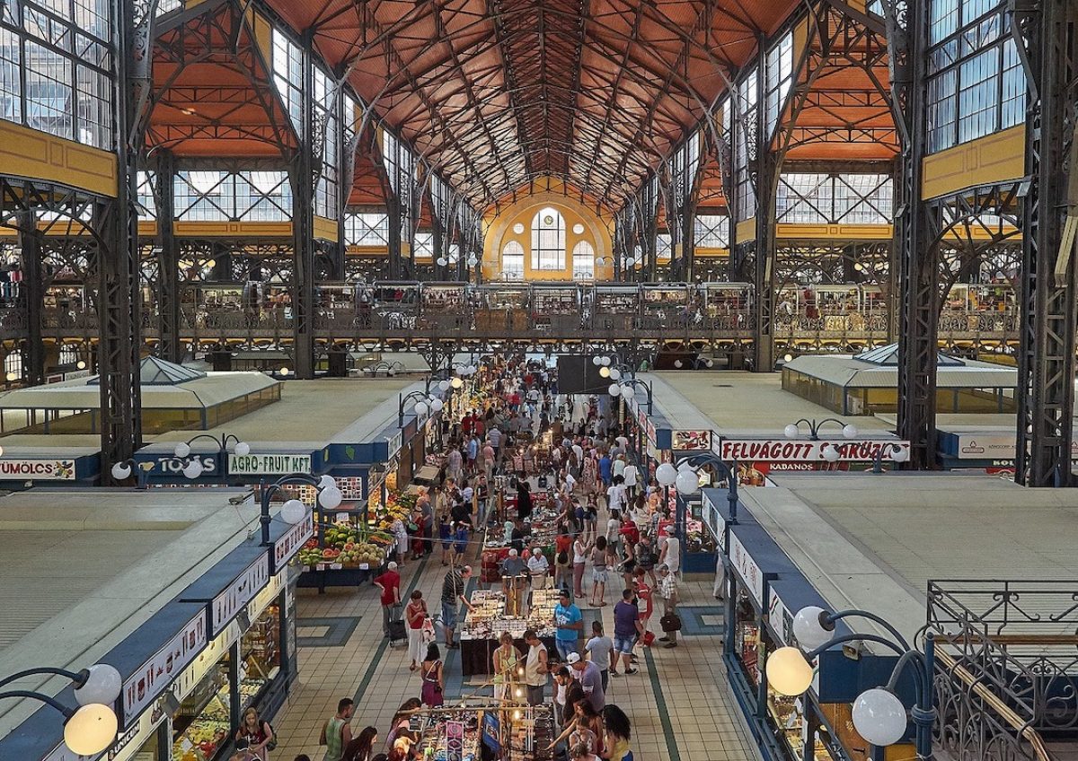 El mercado central Vásárcsarnok (Pest)