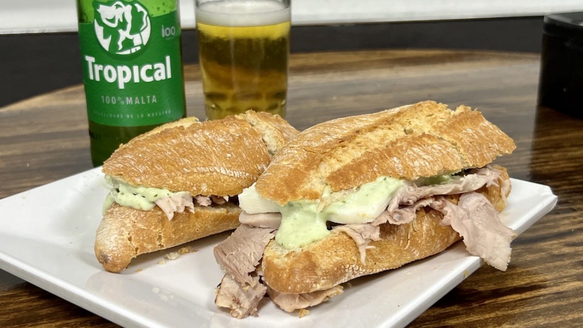 Bocadillo de pata y mercado Central