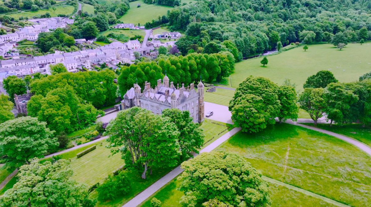 El castillo de Glenarm y su jardín botánico